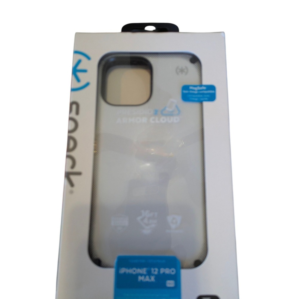 Speck Presidio Armor Cloud iPhone 12 Pro Max Case MagSafe‎ Compatible Clear